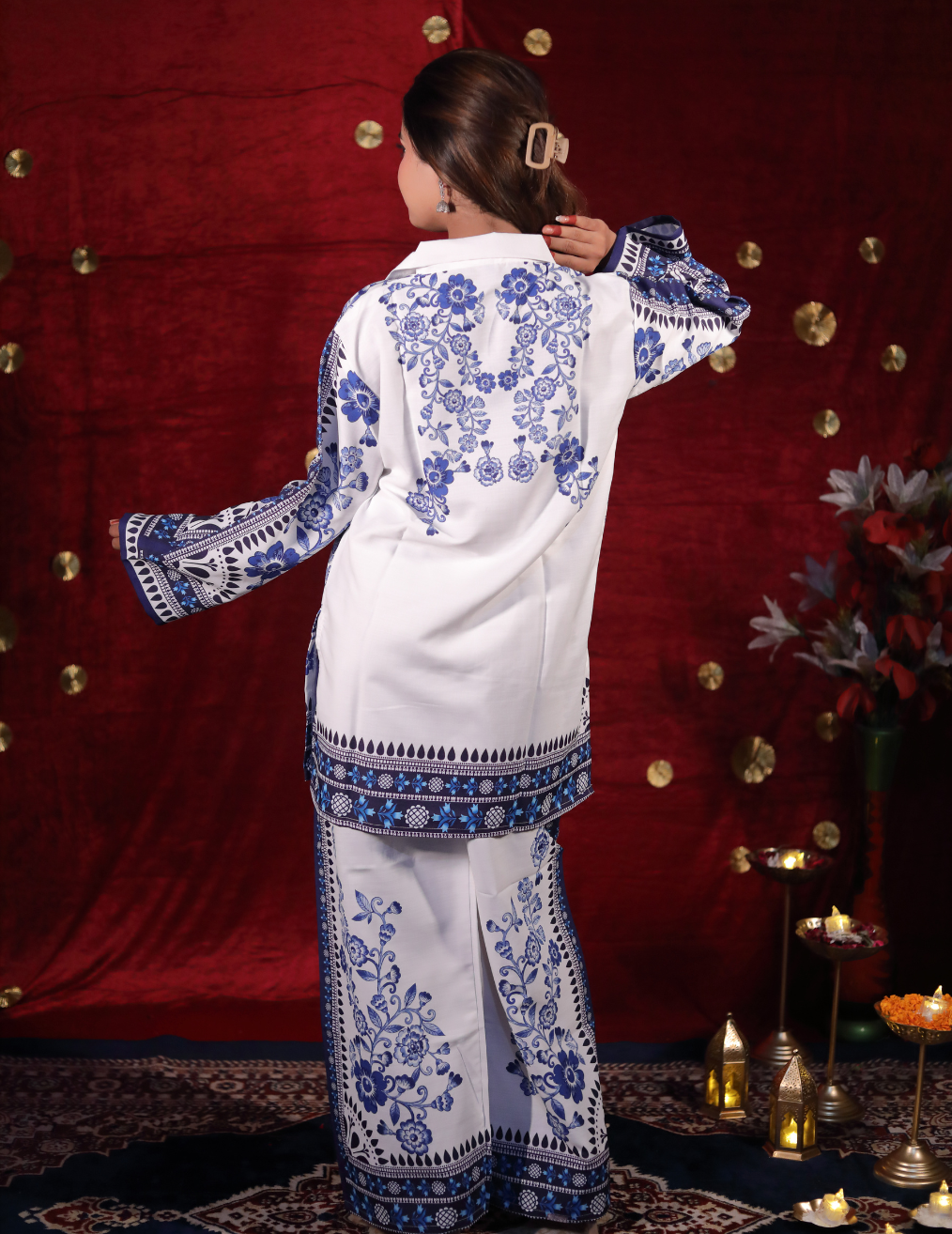 FLORAL PRINTED CO-ORD SET