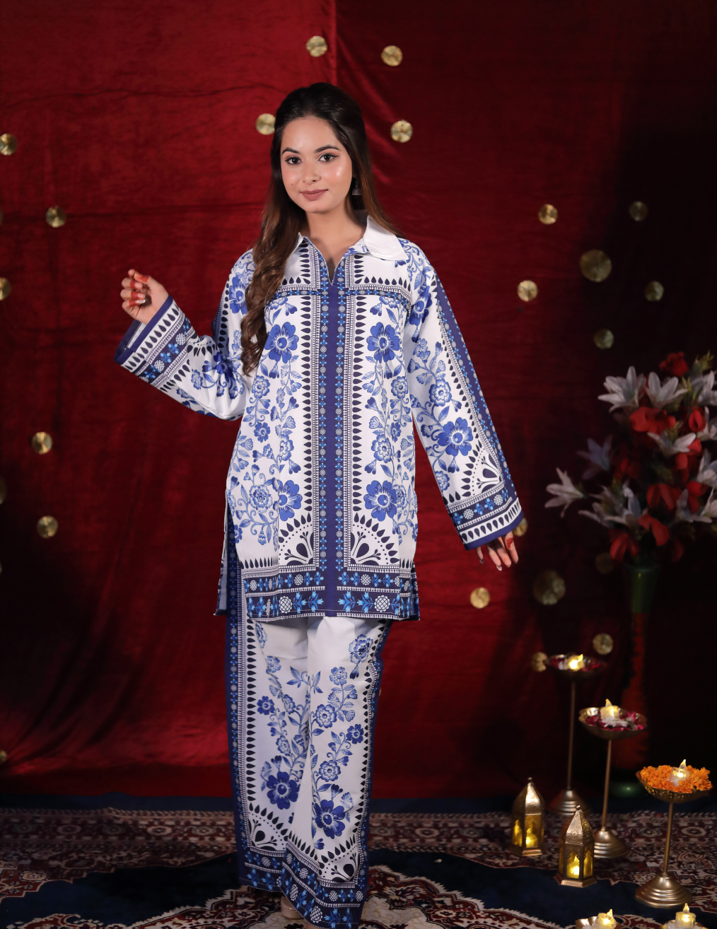 FLORAL PRINTED CO-ORD SET