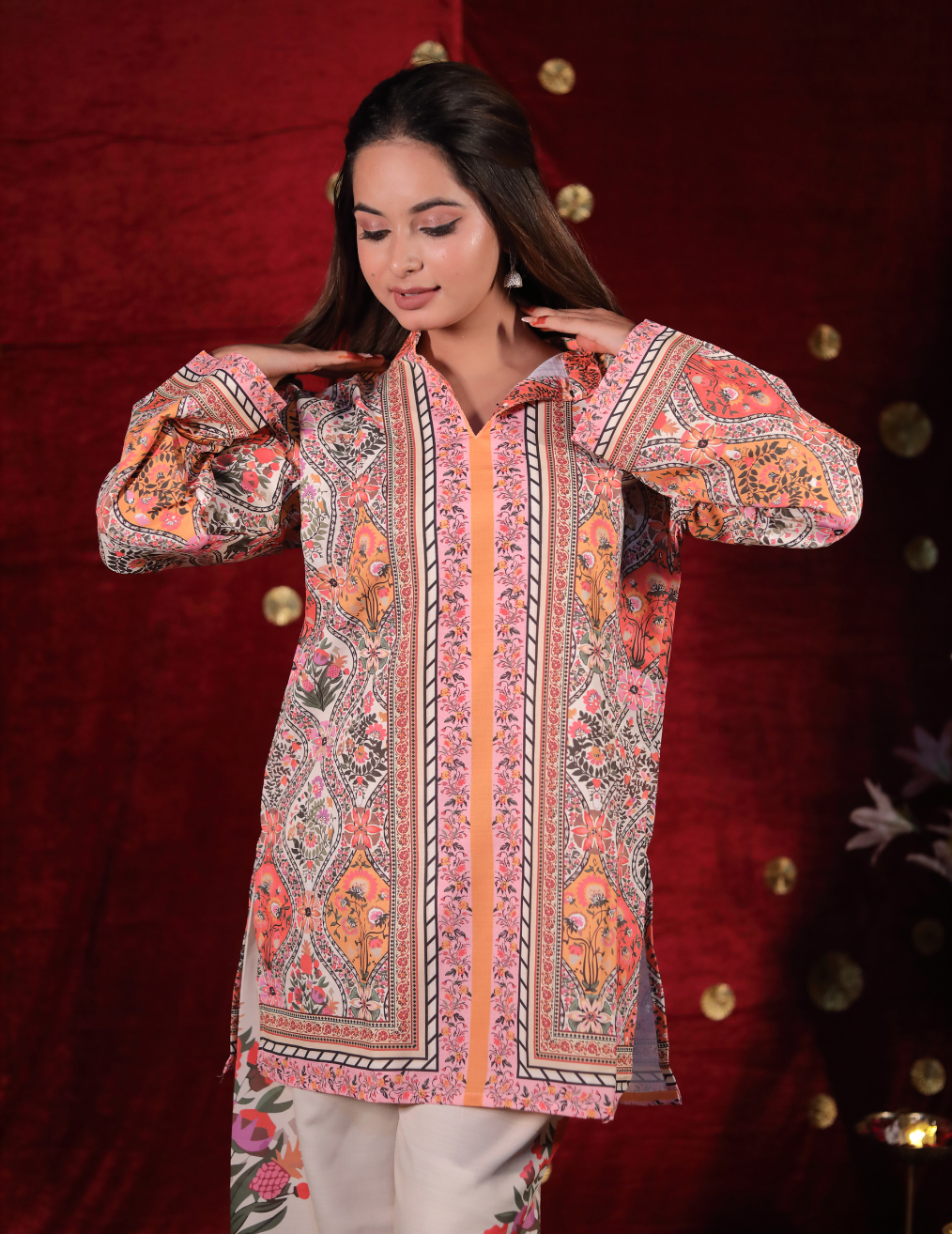 FLORAL PRINTED CO-ORD SET