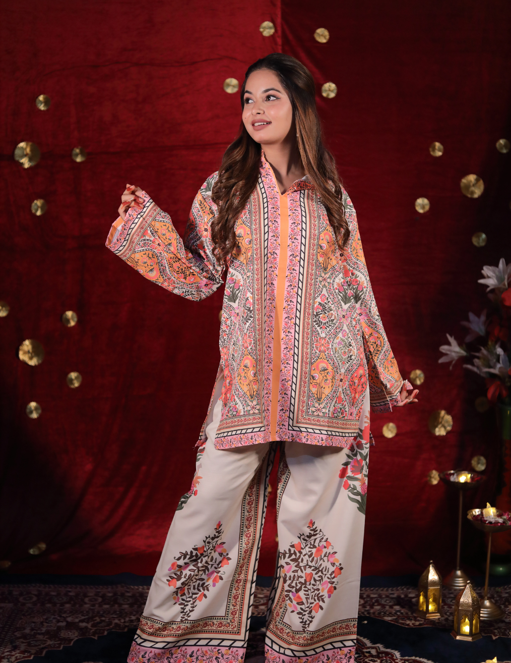 FLORAL PRINTED CO-ORD SET