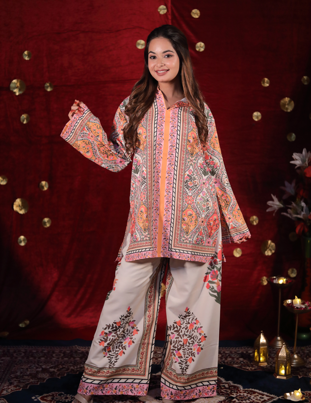 FLORAL PRINTED CO-ORD SET