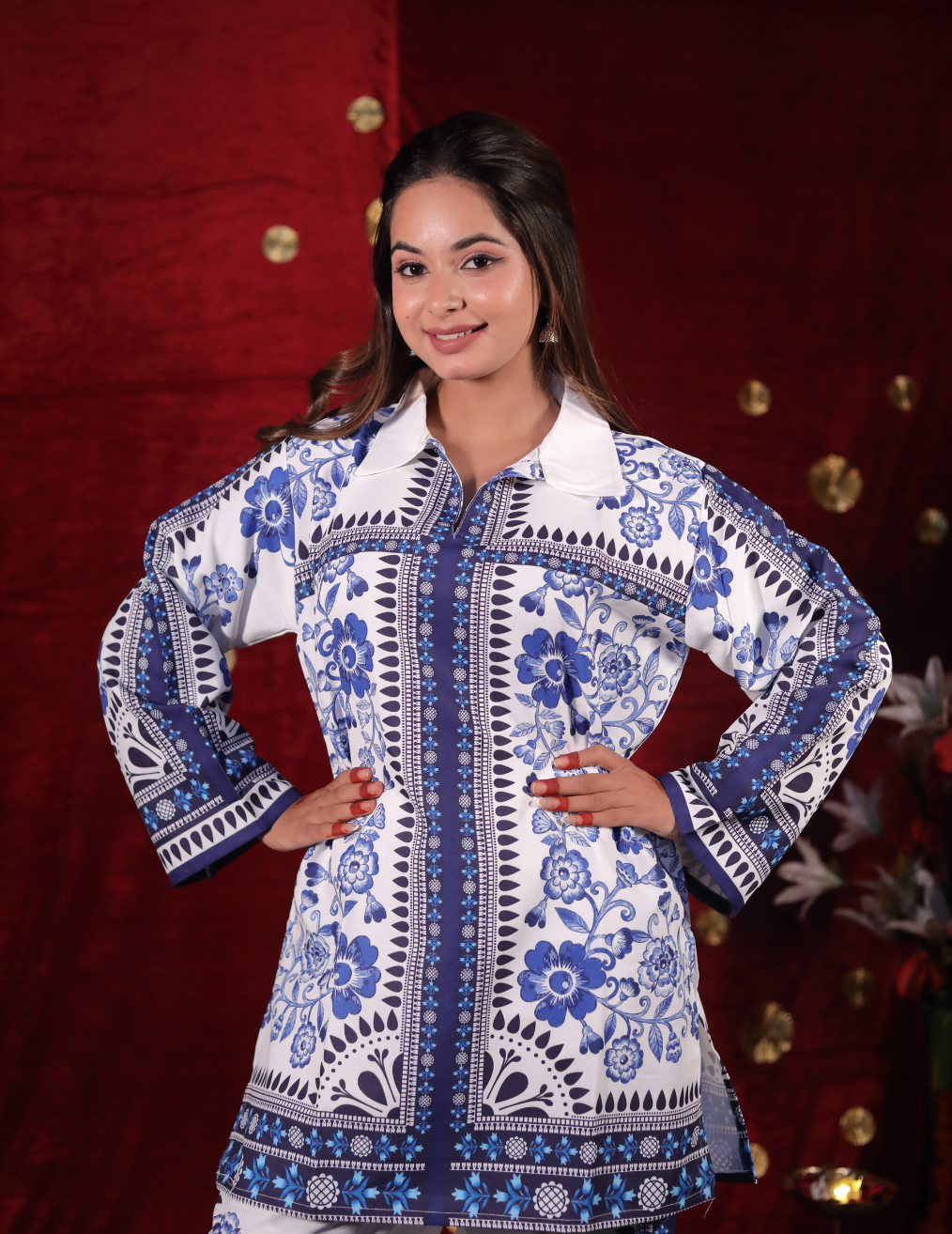 FLORAL PRINTED CO-ORD SET